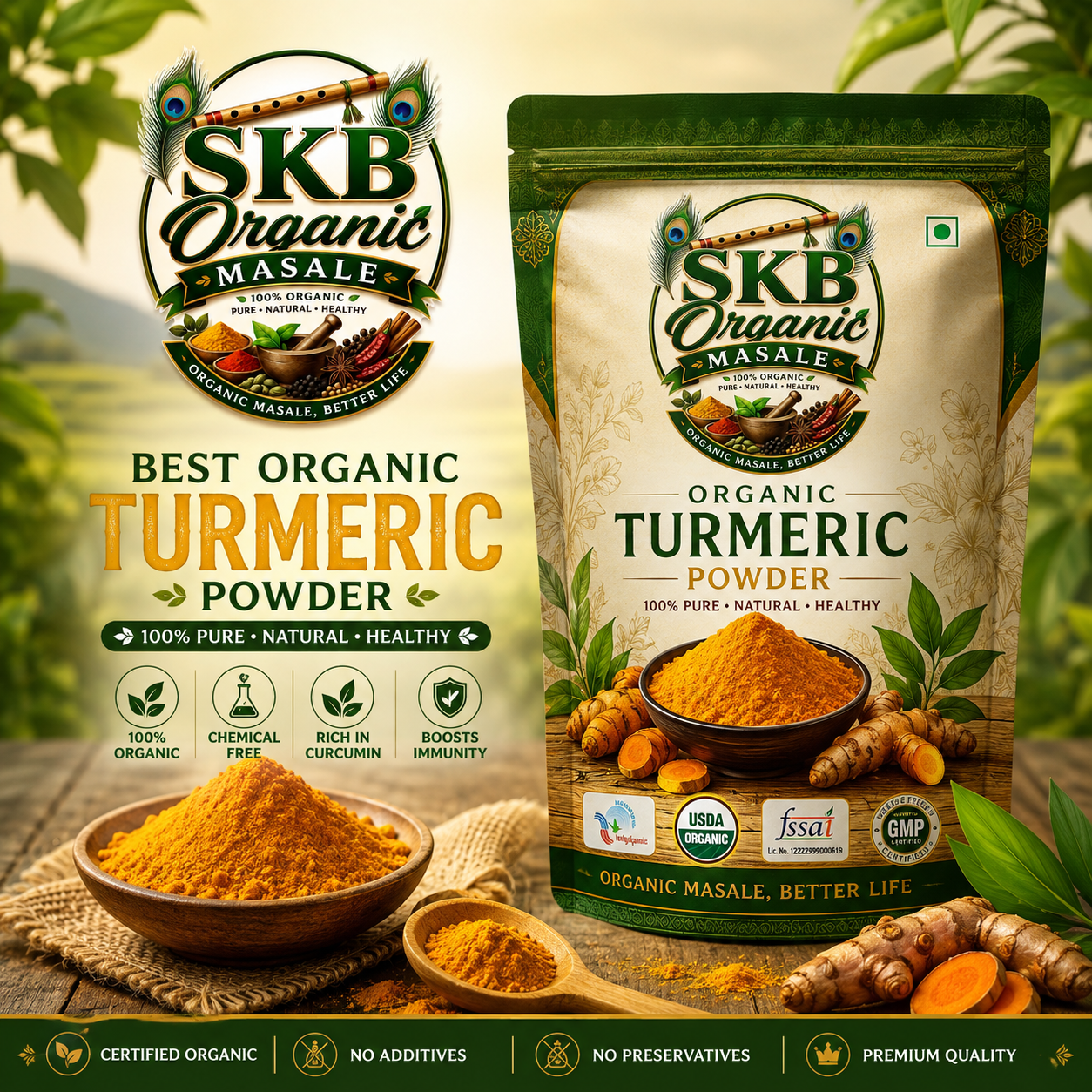 Organic Turmeric Powder 1kg: Benefits, Uses & Why 100% Pure Haldi Powder is the Best Choice