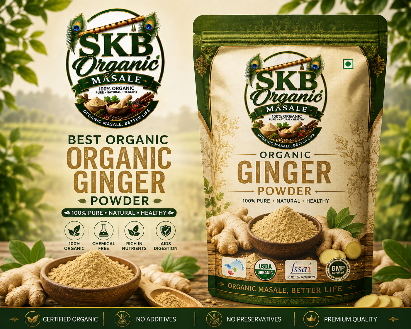 Best Organic Ginger Powder – 100% Pure, Natural & Chemical Free